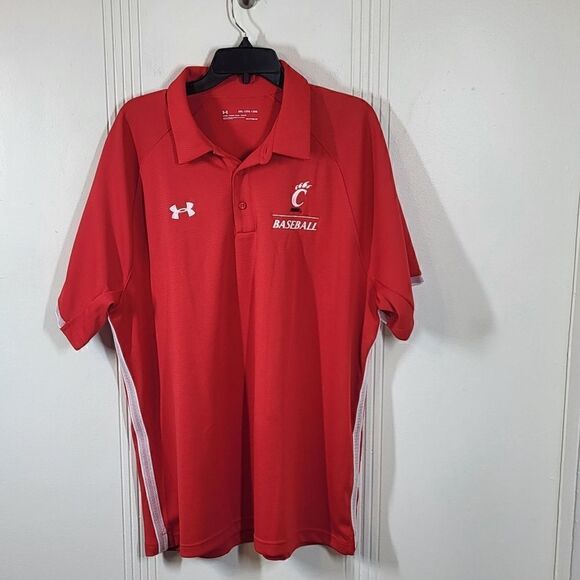 Plus Size University of Cincinnati Under Armour Baseball Shirt - Picture 1 of 7